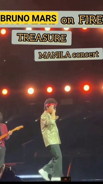 BRUNO MARS Treasure | manila concert 2023 смотреть онлайн