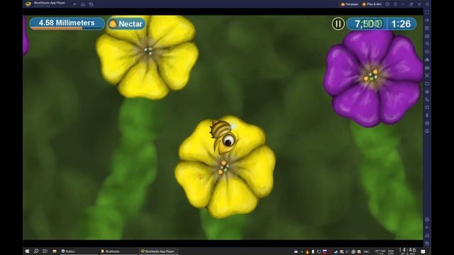 Поел нектар с жёлтых цветов за 🐝 в игре Tasty planet 4 #16 смотреть онлайн