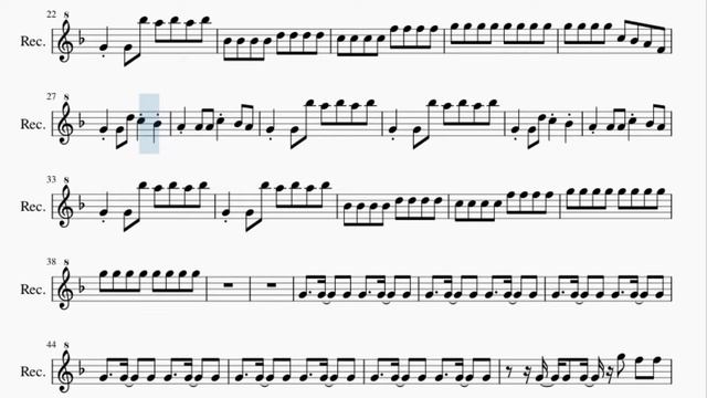 Recorder Sheet Music: How to play Astronomia (Coffin Dance) by Vicetone & Tony Igy смотреть онлайн
