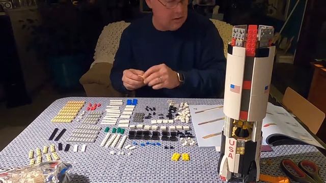 Lego Build -  Saturn V ; Bags 3 & 4