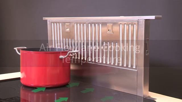 Downdraft Venthood Airflow and Cooking Temperature смотреть онлайн