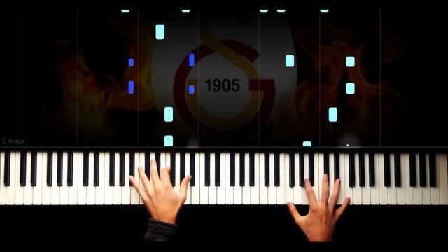 Aslan Kral - Galatasaray Marşı - HARD - Piano Tutorial by VN смотреть онлайн