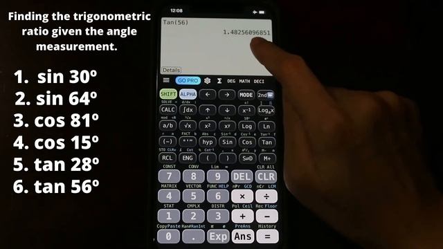 UNIT 7 | SUPPLEMENTARY VIDEO: Using a Scientific Calculator to find the Trigonometric Values смотреть онлайн