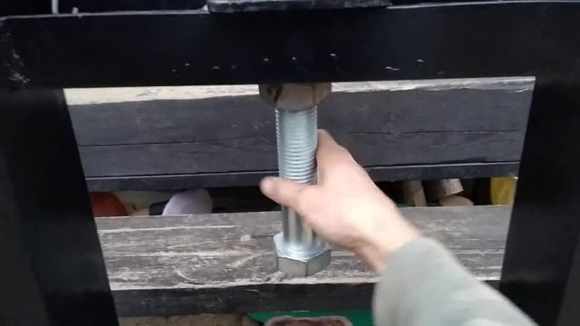 Пресс из домкрата 32т. смотреть онлайн