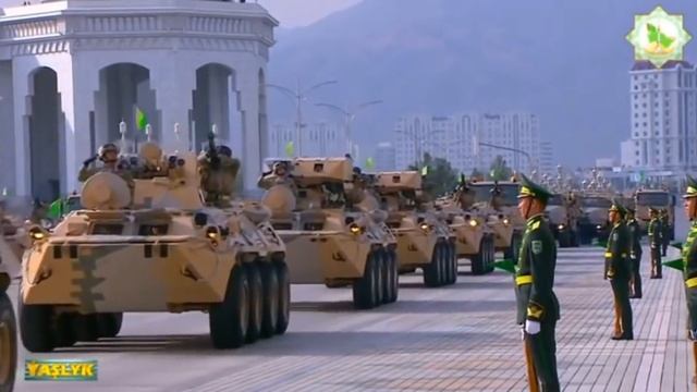 Hell March - Turkmenistan 25th Year of Independence Military Parade 2016 (720P) смотреть онлайн