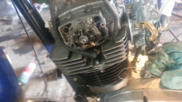 izh jupiter two to four stroke build (first startup) смотреть онлайн