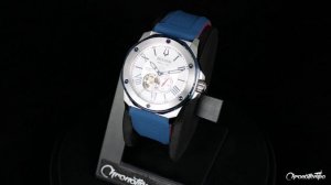 Bulova Marine Star Automatic Men's Watch 45mm White Dial 98A225