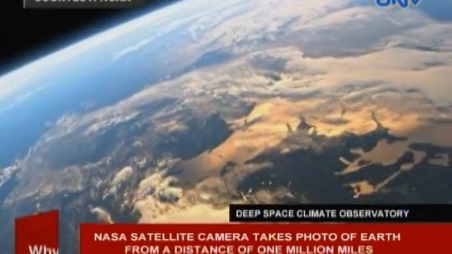 NASA satellite camera takes photo of earth from a distance of one million miles смотреть онлайн