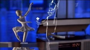 Рекламная заставка (первый канал ночь балерина 2019)