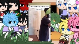 Mickey and his friends reacts to Tal_on part 6