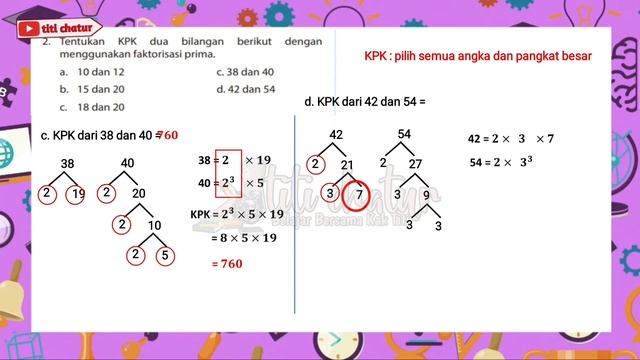Jawaban Matematika Kelas 4 Halaman 63 | Mencari KPK dan FPB kls 4 hal 63 смотреть онлайн
