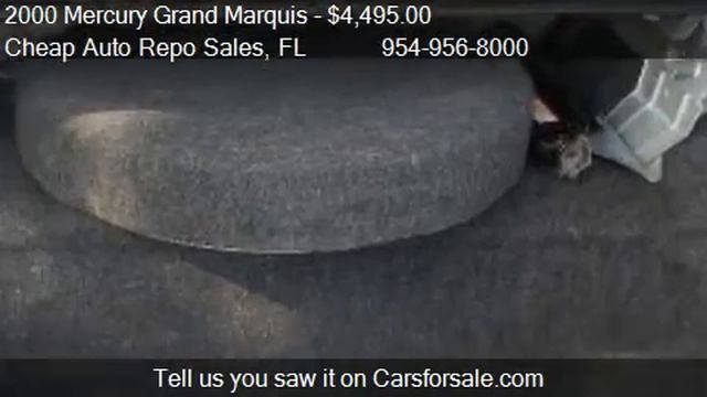 2000 Mercury Grand Marquis LS - for sale in Pompano Beach, F смотреть онлайн
