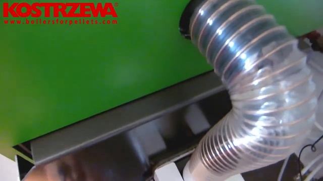 KOSTRZEWA Mini Bio pellet boiler in new boiler room смотреть онлайн