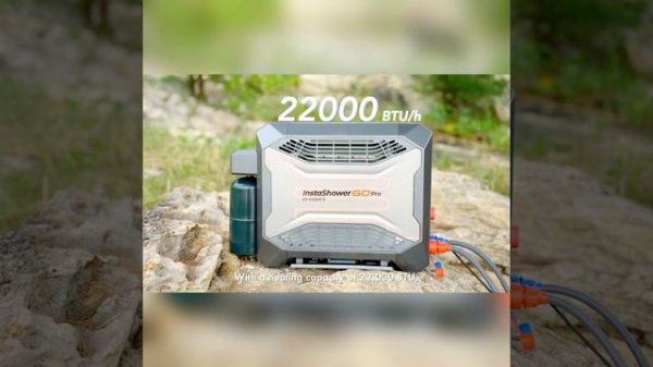 Fogatti Outdoor Portable Water Heater InstaShower Go Pro