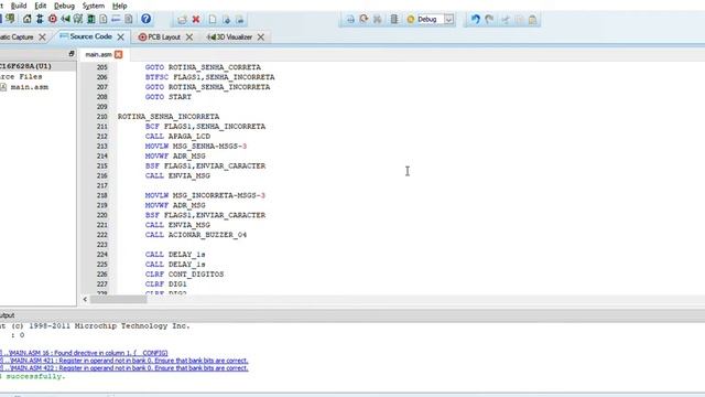 Controle de acesso com senha PIC16F628A смотреть онлайн