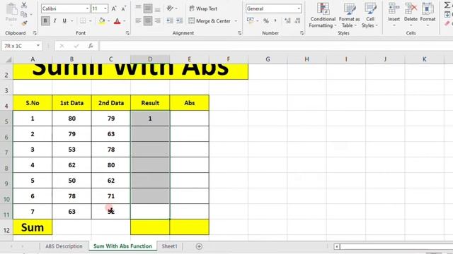 Sumif With ABS Function | #sumif #msexcel #absfunction #exceltutorial смотреть онлайн