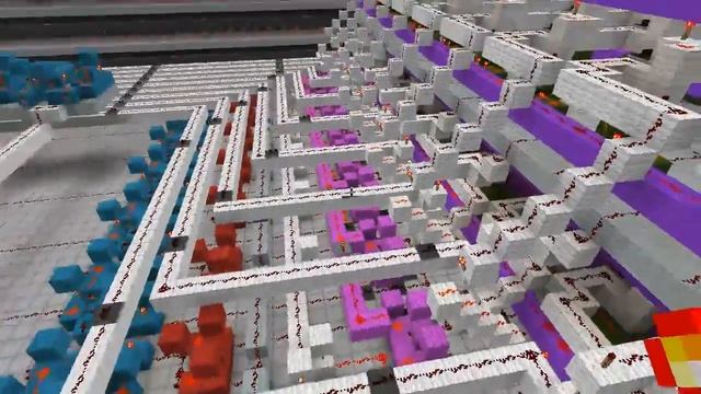 Minecraft programmierbare CPU, 8 bit, 0,14 Hz Teil 1/5 смотреть онлайн