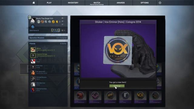 CS:GO ESL COLOGNE 2014 Capsule Opening (Legends&Challengers) смотреть онлайн