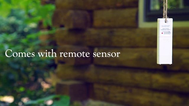 Wood-Finish Wireless Weather Station смотреть онлайн