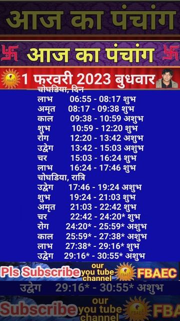 #आज का पंचांग#1 फरवरी 2023#बुधवार#viral#क्या करें क्या ना करें#shorts смотреть онлайн