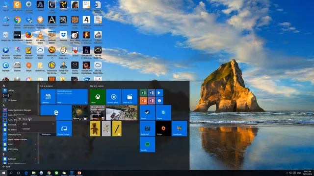 How to pin Apps in Windows 10 Start Menu смотреть онлайн