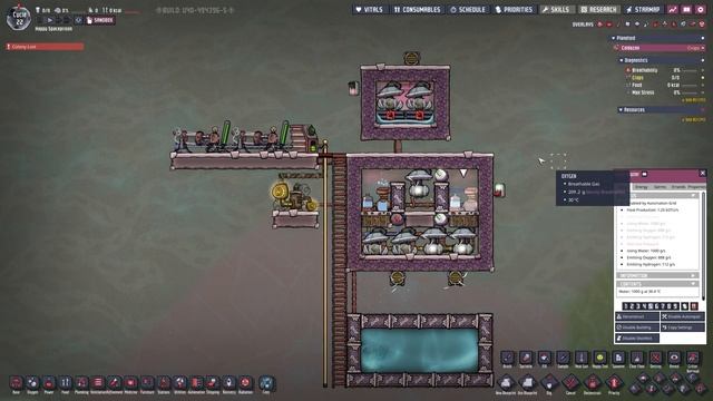GERMAN ENGINEER explains ONI: SPOM's!(Self-Powered Oxygen Machines) Oxygen not Included Spaced Out смотреть онлайн