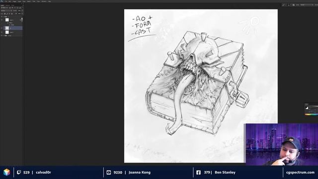CGS Live - Concept Art 37 - Designing An Evil Book - Course Preview смотреть онлайн