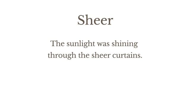 Sheer or shear? смотреть онлайн