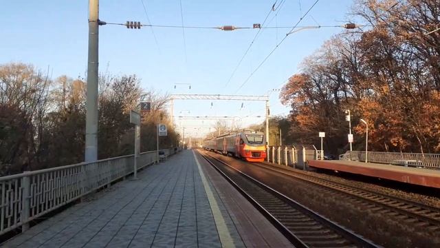Электропоезд ЭП3Д-0032 с сообщением Владивосток-Ружино смотреть онлайн