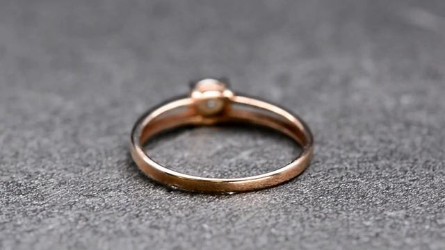 Кольцо (1,12 г, Золото, 585, вставка 0,045 г) арт. АФ005774 код 156052 смотреть онлайн