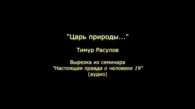 "Царь природы..." (Тимур Расулов) смотреть онлайн