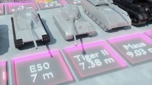 Tank Size Comparison 3D 4K 60FPS