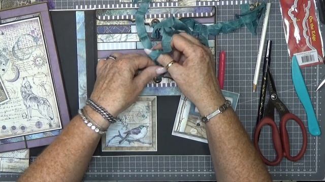 Tutorial 11# Inside Covers for Cosmos Scrapbook Mini Album ( emmascrap.fr) смотреть онлайн