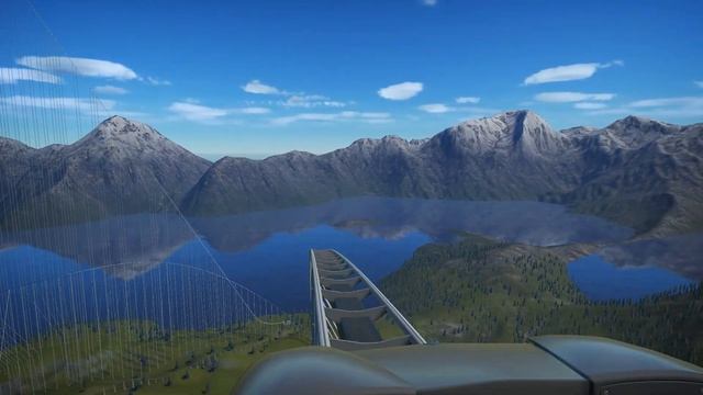 Ride a 3,271 Foot Tall Roller Coaster! (POV) смотреть онлайн