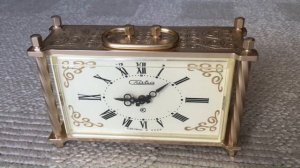 Часы-будильник СССР электромеханические «Слава»