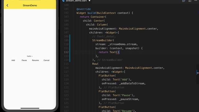 Flutter移动应用 P185 191 StreamBuilder：根据Stream上的数据构建小部件 смотреть онлайн