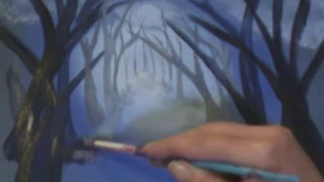 Acrylic Painting | Halloween Graveyard Scene | Beginners Do's & Don'ts смотреть онлайн