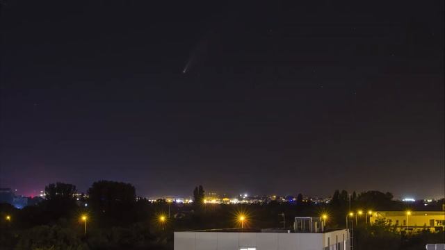 Timelapse Del Cometa C/2020 NEOWISE Des De Lleida