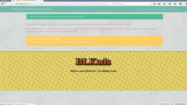 Auto Claim Faucet. Xpflood.000webhostapp.com отзывы. Автоматический кран  Avto Claim. Кликер