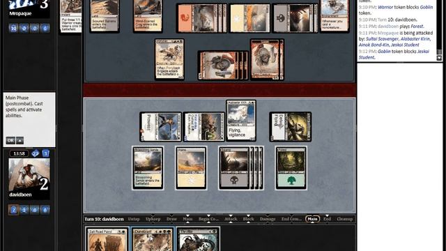 Magic World Market Presents:  Boen And Dustin Drafting Khans: Draft 8 Match One