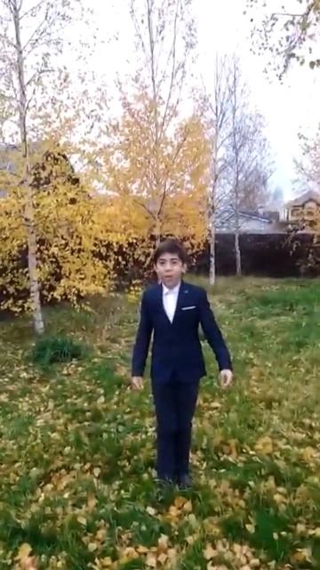 Читает Абдулахад Алижанов, Кабанская СОШ, 6 класс. Стихотворение "Павлин". смотреть онлайн