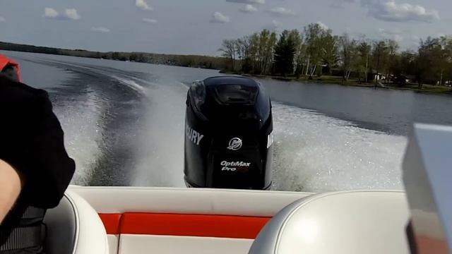 Lake Nebagamon 2010-05-15 (Mercury OptiMax 250 Pro XS)