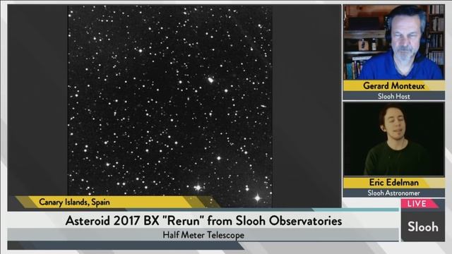 Asteroid 2017 BX 