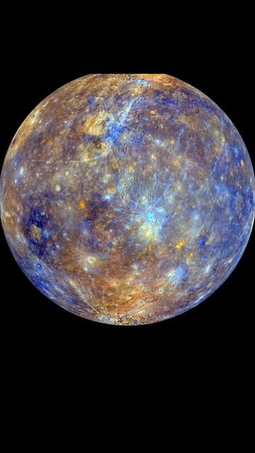 Mercury Spin on its Axis: MESSENGER falsecolor Mercury globe spin big 1 смотреть онлайн