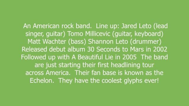 30 Seconds To Mars Meaning And Pronunciation