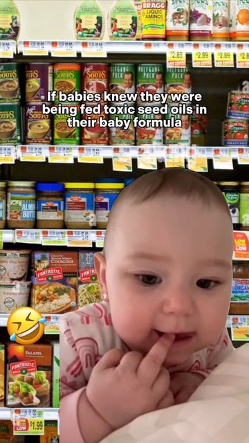 Toxic Baby Formula Ingredients - How Babies Would React if They Knew Funny Meme Wellness #shorts смотреть онлайн