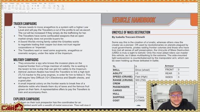 Traveller Tuesday | Journal of the Traveller's Aid Society Vol. 10 for MgT2 смотреть онлайн