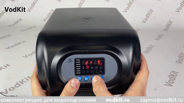 Настройка блока управления RUNXIN F74А3 с датчиком-расходомером