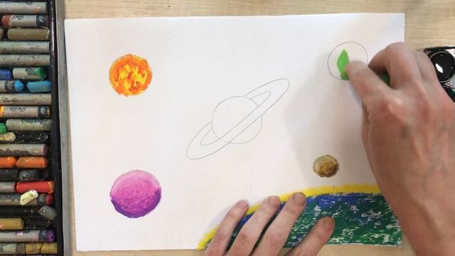 Рисуем космос!!! смотреть онлайн