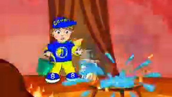 мультик про сеню действия при пожаре